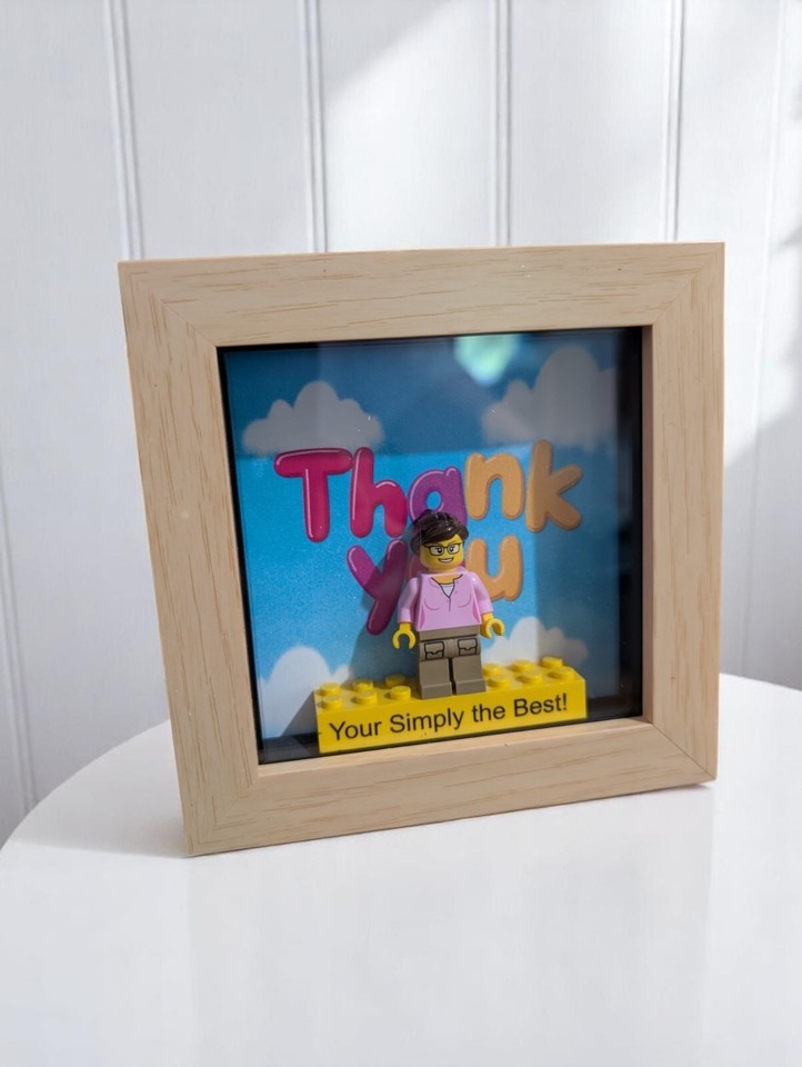 Thank You Personalised LEGO® Gift. Celebration Gift For Him &amp; Her - $16.15