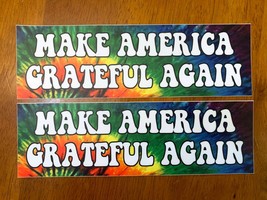 100-pack Make America Grateful Again 8&quot; Tie Dye Decals MAGA Dead - WHOLE... - £194.94 GBP