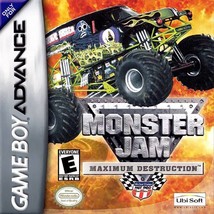 Monster Jam Maximum Destruction - Nintendo Game Boy Advance GBA Video Game - $15.74