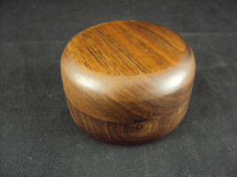 Paper Weight ~ Woodessen ~ Walnut, Solid Wood, Round Shape, Gift Box, Free Ship - $9.95