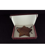 Paper Weight ~ Woodessen ~ Walnut, Solid Wood, Star Shape, Gift Box, Fre... - £7.80 GBP