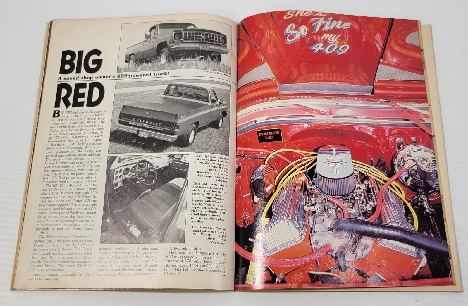 PV) Super Chevy Magazine February 1985 Volume 14, Issue 2 Camaro Corvette Item image 13
