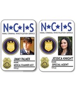 JESSICA KNIGHT & JIMMY PALMER NCIS NAME BADGES HALLOWEEN COSTUME PIN BACKS - $29.99