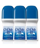 Avon On Duty Sport 2.6 Fluid Ounces Roll-On Antiperspirant Deodorant Tri... - £8.64 GBP