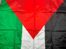 Flag of Palestine 3x5ft Indoor And Outdoor Decorative Flags - £18.57 GBP