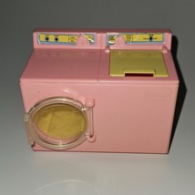 VTG Playskool Pink Yellow Washing Machine Dryer Dollhouse Furniture 4.5&quot;... - £11.64 GBP