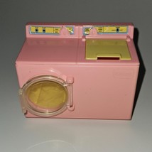 VTG Playskool Pink Yellow Washing Machine Dryer Dollhouse Furniture 4.5&quot; Long - £11.83 GBP