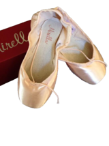 Mirella Advanced Ms101a Pointe Ballet Shoes Pink, Sz 4, 2x Nib Orig. $80 - $37.99
