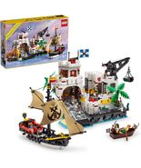 Icons Eldorado Fortress Building Kit, Pirate Gift, Includes Pirate Ship ... - $131.43