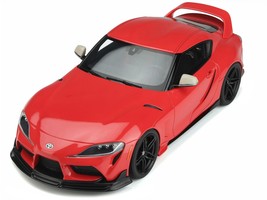 2020 Toyota Supra GR Heritage Edition Red 1/18 Model Car by GT Spirit - $187.16