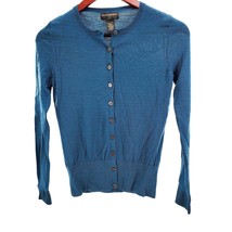 BANANA REPUBLIC Cardigan Marino Wool Lightweight Button Front Sweater Cl... - £26.06 GBP