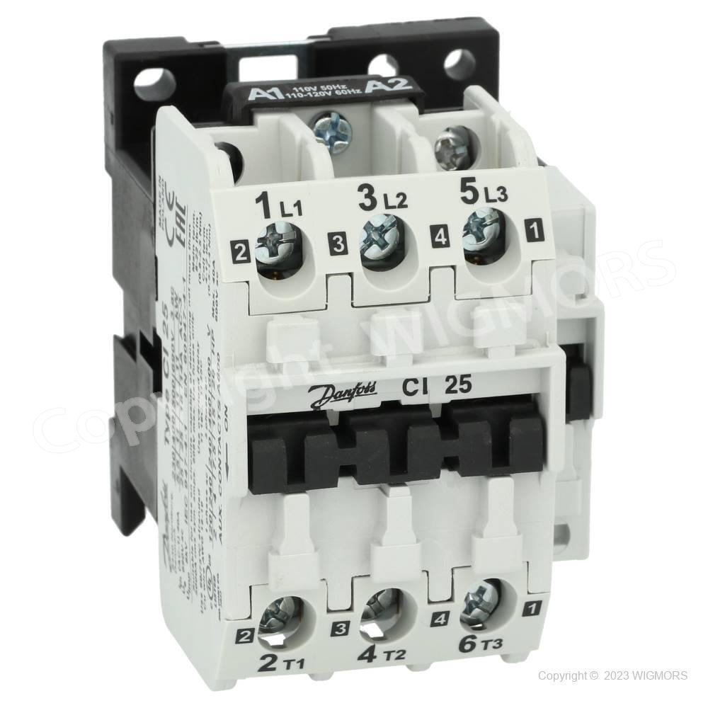 Contactor Danfoss CI 25  11,0kW 110V 50Hz/60Hz  037H0051.23 037H005123 - $66.93