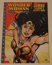 NEW Wonder Woman Jumbo Coloring Activity Book 3 (8ct) Boxes Wonder Woman Crayons - £5.42 GBP