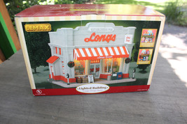 Lemax Village Collection Long&#39;s Drug Store #55283LO Lighted Building NEW LB - £50.63 GBP