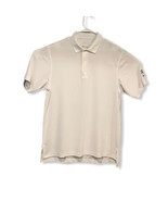 Monterey Club Mens Polo Golf Shirt Large L White Polyester Salem Hills - $226.19 MXN