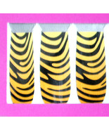 Funky Animal Print NAIL ART POLISH DECALS STICKERS Cosplay Costume-TIGER... - £1.87 GBP