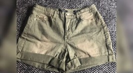 Nine West Jean Olive Green Shorts Women&#39;s Size 10 - £10.27 GBP