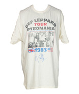 Joe Elliott Firmato Def Leppard 1983 Piromania Tour Maglietta JSA ITP - £175.48 GBP