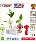 Adorable Mushroom Terrarium Set: Colorful Glass Planters for Stylish Hom... - $1,089.14 MXN