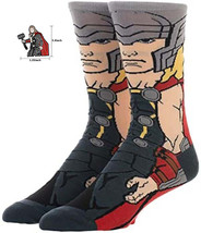 New Thor Gift Bundle! Set Of Crew Socks &amp; Pin Brooch Marvel Avengers W Gift Box - £15.78 GBP