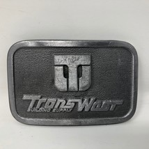 VTG Transwest Building Supply Supplies Belt Buckle Hit Line Trucking Sem... - $34.64