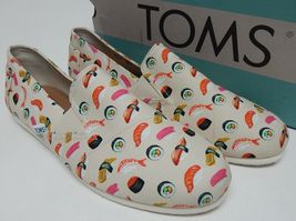 Toms Redondo Size US 12 M EU 43.5 Women&#39;s Loafers Natural Sushi Dinner 1... - $32.21 CAD