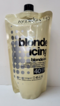 REDKEN BLONDE IDOL BLONDE ICING 40 VOLUME CONDITIONING CREAM DEVELOPER ~... - $28.22