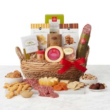 Hickory Farms Gift Baskets Sweet &amp; Savory Salami Cheese Nuts Truffles Mustard ~~ - £74.78 GBP