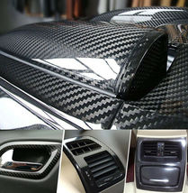 Auto Parts Accessories Carbon Fiber Vinyl Film Car Interior Wrap Stickers 12x60" - £26.74 GBP
