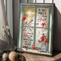 Cardinal Bird A Big Peace Of My Heart Loves In Heaven And Watchers Over This Hom - £12.78 GBP