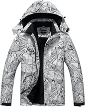 OTU Mens Waterproof Ski Jacket Snowboarding Windbreaker Warm Winter Hooded: Sz M - £36.84 GBP