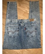 GIRLS SIZE 12 LEVI&#39;S SUPER SOFT SUPER SKINNY KNIT DENIM JEGGINGS NWOT - $307.84 MXN