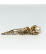 Vintage Pin Brooch Faux Pearl Flower Lapel Pin - £24.38 GBP