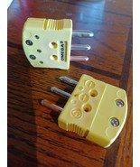 Lot of 4 Omega Thermocouple OTP-K-M Connector K Type Male 3 Lead SHIPS $3 - £22.34 GBP