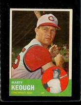 Vintage 1963 Topps Baseball Trading Card #21 Marty Keough Cincinnati Reds - $9.89