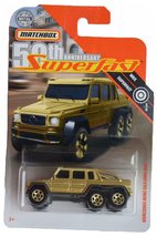 Matchbox Mercedes Genz G63 AMG 6x6, Superfast 5/6 [Gold] - £12.25 GBP