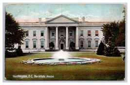 White House and Front Lawn Washington DC DB Postcard Y13 - £1.56 GBP