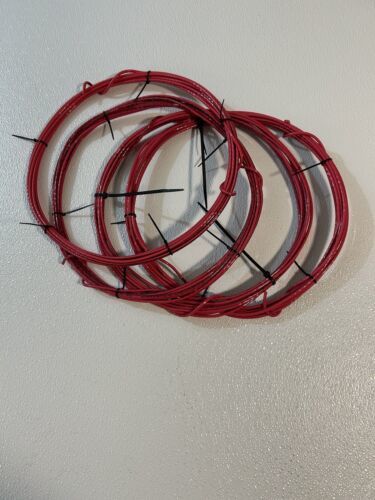 RED 10 Gauge 600V THHN Stranded Copper Wire ~ Four (4) 25 ft. pcs. (100 ... - $63.15