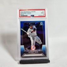 Anthony Volpe 2023 Bowman Chrome Blue Refractor Rookie RC PSA 9 Yankees 001/150 - £40.45 GBP
