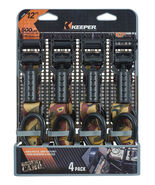 KEEPER 47305 12&#39; Ratchet Tie-Down, 4 Pack - $735.85 MXN