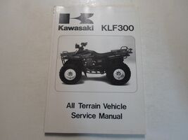 1986 1987 Kawasaki KLF300 Tout Terrain Véhicule Service Repair Shop Manuel Usine - $25.14