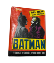 Topps 1989 Batman Joker 2nd Series (1)Sealed Wax Pack Unopened Cards Sti... - $10.39 CAD