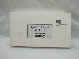 Quilted Closet Jackets Sewing With Nancy VHS - £31.10 GBP