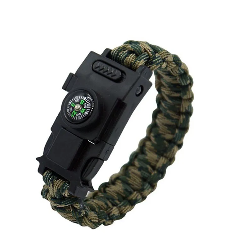Sporting Emergency Paracord 550 4mm Led Lights Camping Rope Parachute Cord Brace - £23.52 GBP