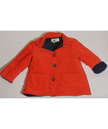 SALLY MEMBERY LONDON ENGLAND GIRLS RED CORDUROY JACKET NAVY FLEECE LINING 4 - €12,64 EUR