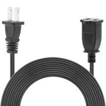 10-Ft Polarized Us 2-Prong Male-Female Extension Power Cord, 2-Prong Ext... - £14.87 GBP