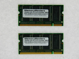 New 512MB (2 X 256MB) Memory 32X64 PC2100 266MHZ 2.5V DDR 200 Pin Sodimm-
sho... - $46.73