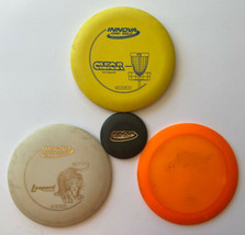Lot of 4 Used Golf Discs-Frisbee Golf-Distance, Fairway, Putt/Approach, ... - $38.32