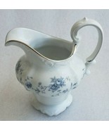 (1) Johann Haviland Blue Garland DAIRY CREAMER PLATINUM HANDLE Bavarian ... - $66.82