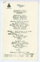 The Shakespeare Hotel Menu Stratford Upon Avon England 1958 Trust House - £32.56 GBP